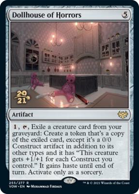 Dollhouse of Horrors card from Prerelease Cards