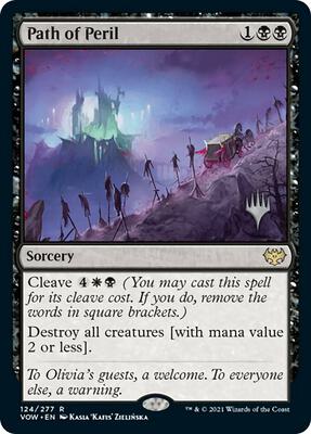 Path of Peril card from Promo Pack: Duskmourn: House of Horror
