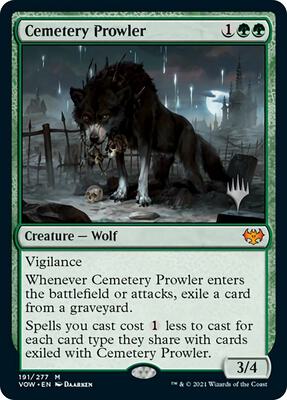 Cemetery Prowler card from Promo Pack: Aetherdrift