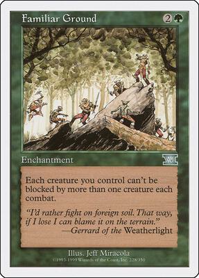 Familiar Ground card from Classic Sixth Edition