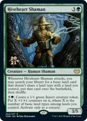 Hiveheart Shaman card from Prerelease Cards