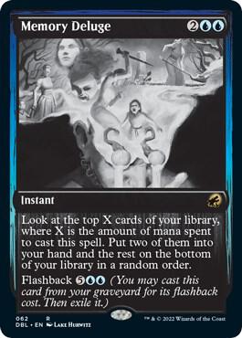 Memory Deluge card from Innistrad: Double Feature