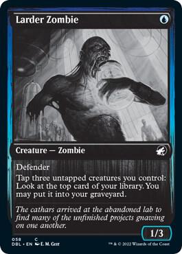 Larder Zombie card from Innistrad: Double Feature