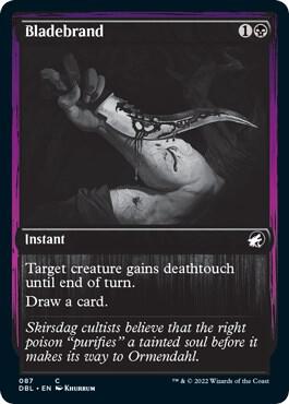 Bladebrand card from Innistrad: Double Feature