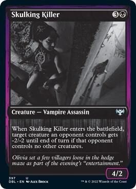 Skulking Killer card from Innistrad: Double Feature