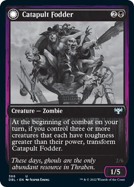 Catapult Fodder card from Innistrad: Double Feature