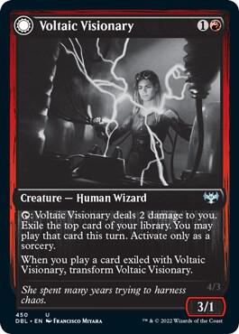 Voltaic Visionary card from Innistrad: Double Feature