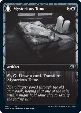Mysterious Tome card from Innistrad: Double Feature
