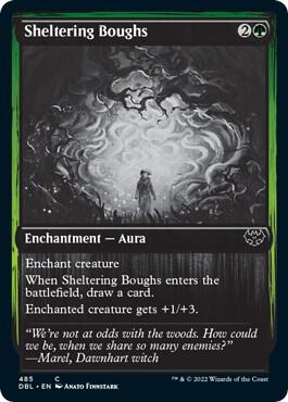 Sheltering Boughs card from Innistrad: Double Feature