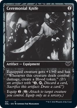 Ceremonial Knife card from Innistrad: Double Feature