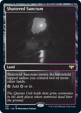 Shattered Sanctum card from Innistrad: Double Feature