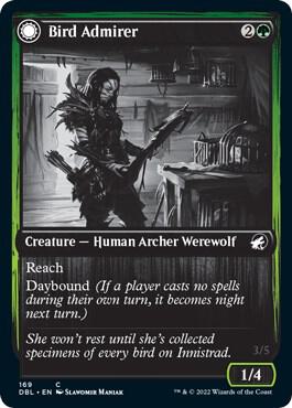Bird Admirer card from Innistrad: Double Feature