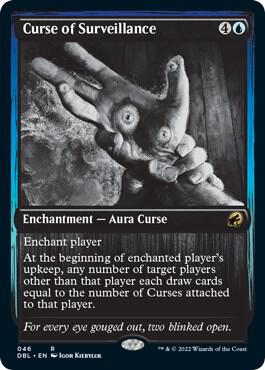 Curse of Surveillance card from Innistrad: Double Feature