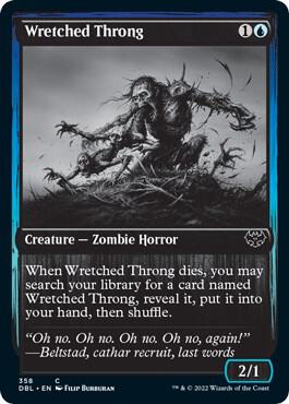Wretched Throng card from Innistrad: Double Feature