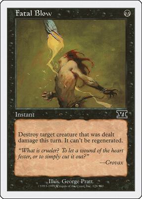Fatal Blow card from Classic Sixth Edition