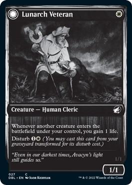Lunarch Veteran card from Innistrad: Double Feature