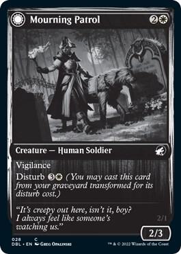 Mourning Patrol card from Innistrad: Double Feature