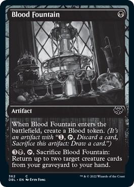 Blood Fountain card from Innistrad: Double Feature