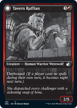 Tavern Ruffian card from Innistrad: Double Feature