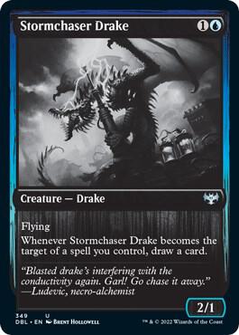 Stormchaser Drake card from Innistrad: Double Feature