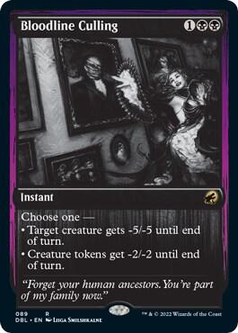 Bloodline Culling card from Innistrad: Double Feature