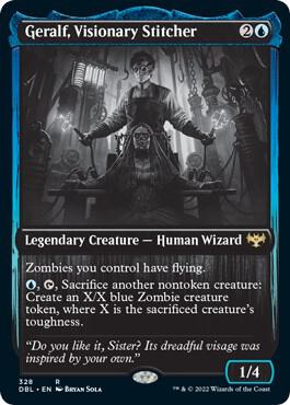 Geralf, Visionary Stitcher card from Innistrad: Double Feature