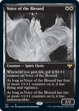 Voice of the Blessed card from Innistrad: Double Feature