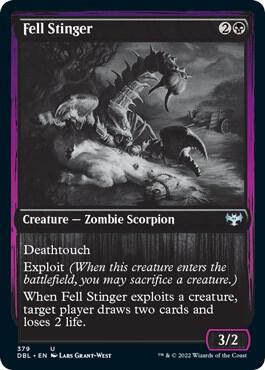 Fell Stinger card from Innistrad: Double Feature