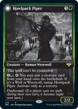 Howlpack Piper card from Innistrad: Double Feature