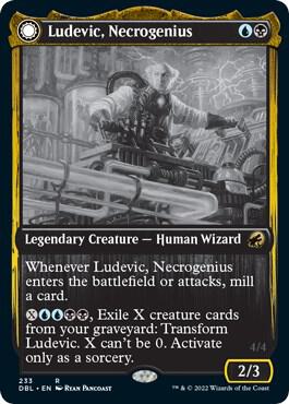 Ludevic, Necrogenius card from Innistrad: Double Feature