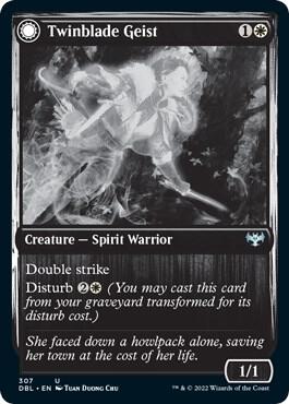 Twinblade Geist card from Innistrad: Double Feature