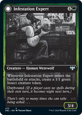 Infestation Expert card from Innistrad: Double Feature