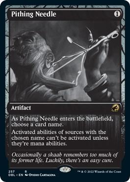 Pithing Needle card from Innistrad: Double Feature