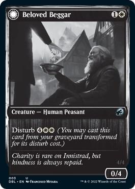 Beloved Beggar card from Innistrad: Double Feature