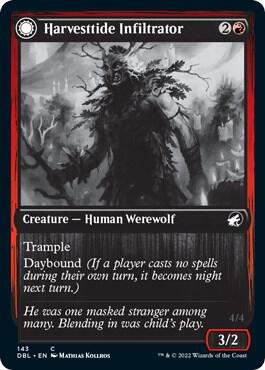 Harvesttide Infiltrator card from Innistrad: Double Feature