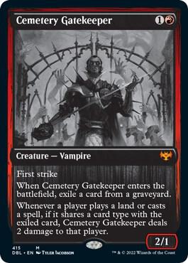 Cemetery Gatekeeper card from Innistrad: Double Feature