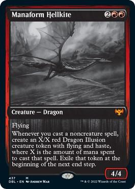 Manaform Hellkite card from Innistrad: Double Feature