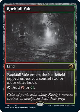 Rockfall Vale card from Innistrad: Double Feature