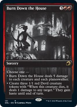 Burn Down the House card from Innistrad: Double Feature
