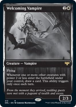 Welcoming Vampire card from Innistrad: Double Feature