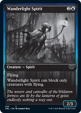 Wanderlight Spirit card from Innistrad: Double Feature