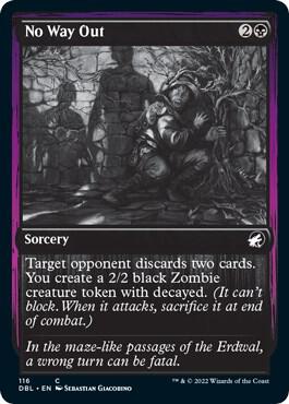 No Way Out card from Innistrad: Double Feature