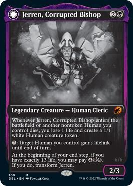 Jerren, Corrupted Bishop card from Innistrad: Double Feature