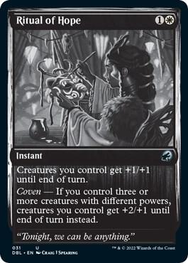 Ritual of Hope card from Innistrad: Double Feature