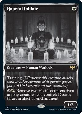 Hopeful Initiate card from Innistrad: Double Feature