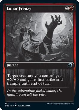 Lunar Frenzy card from Innistrad: Double Feature