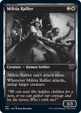 Militia Rallier card from Innistrad: Double Feature