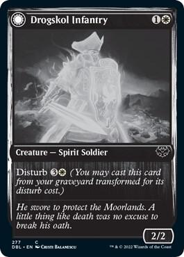 Drogskol Infantry card from Innistrad: Double Feature