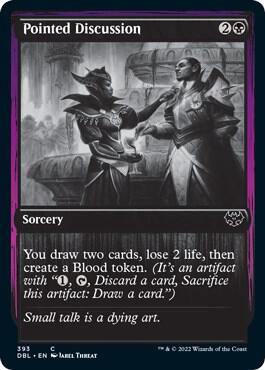 Pointed Discussion card from Innistrad: Double Feature