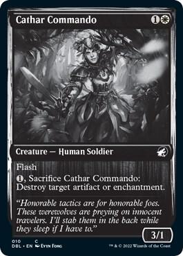 Cathar Commando card from Innistrad: Double Feature